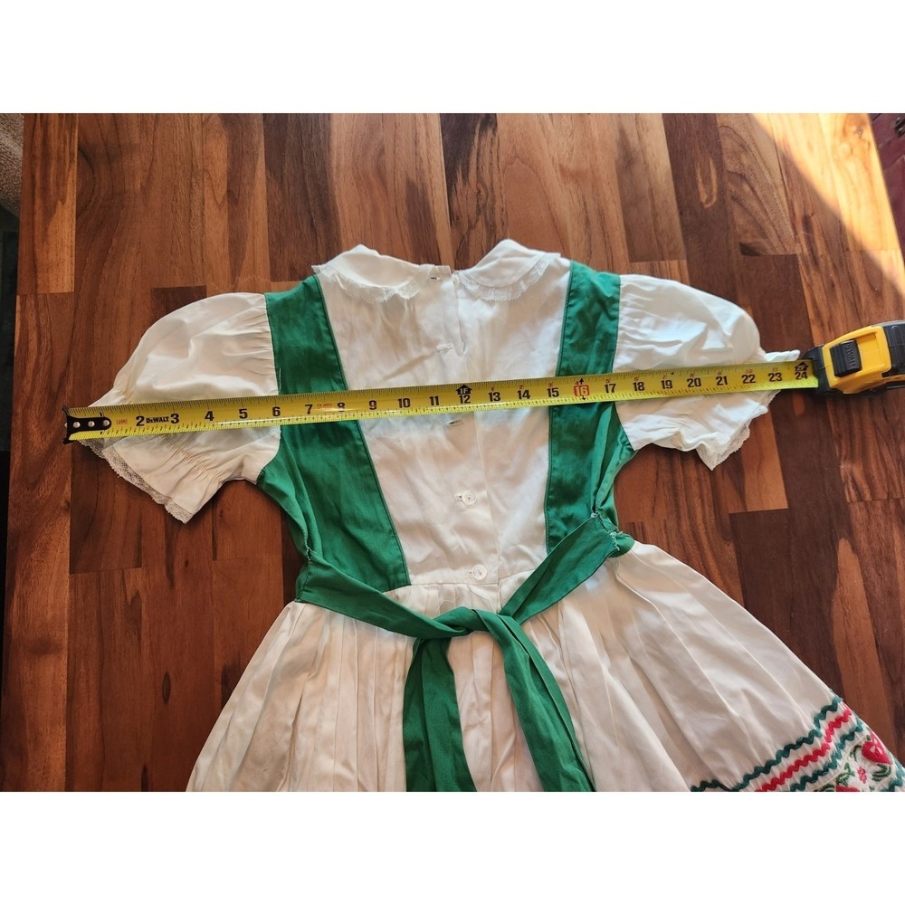 VTG Handmade Children's Oktoberfest Dirndl Dress - Picture 8 of 11
